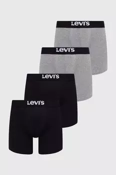 4 упаковки боксеров Levi's, черный
