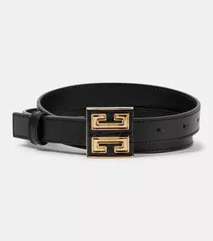 4г кожаный ремень Givenchy, черный