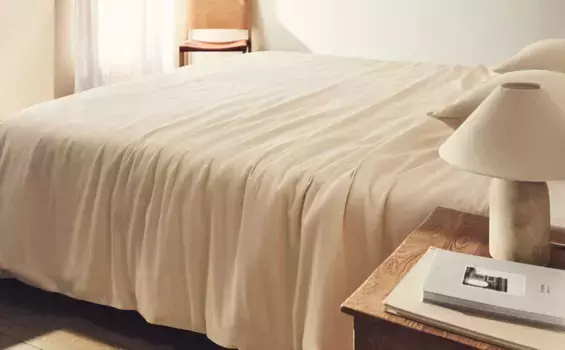 (500 нитей) пододеяльник из сатина Zara Home, серый