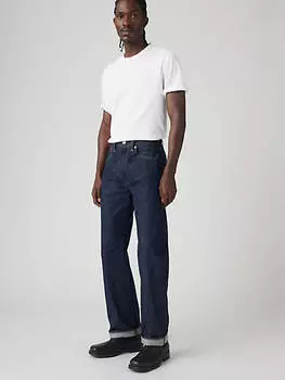 501 Original Shrink-to-Fit Мужские джинсы с кромкой Levi's, цвет Button Your Fly - Dark Wash