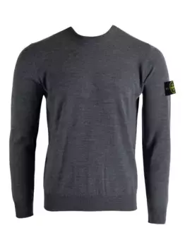 5100071 свитер с круглым вырезом и нашивкой-логотипом Stone Island