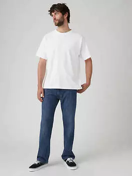 555 Свободные прямые мужские джинсы из льна и денима Levi's, цвет My True Potential - Medium Wash