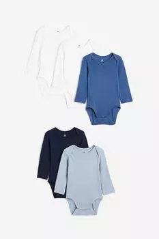 5 боди H&M, синий
