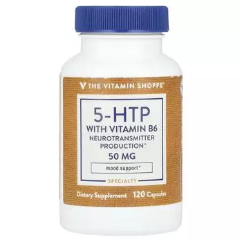 5-HTP с витамином B6, 120 капсул The Vitamin Shoppe