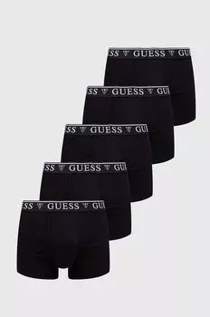 5 пар боксеров Guess, черный