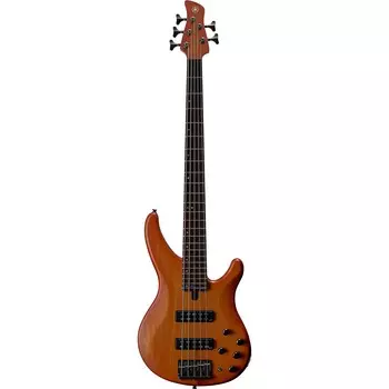 5-струнная электрическая бас-гитара премиум-класса Yamaha TRBX505 Brick Burst, гриф из палисандра