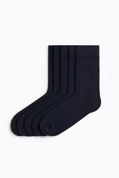 5 упаковок носков H&M, синий