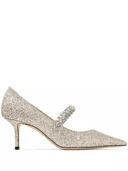 65 туфлиов Bing Jimmy Choo, нейтральный цвет