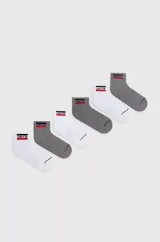 6 пар носков Levi's, белый