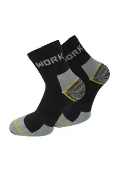 6 пар рабочих носков с коротким голенищем Work Short normani, цвет Schwarz Grau Gelb