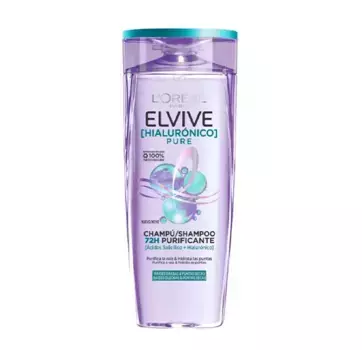 72-часовой очищающий шампунь для волос Hialurnico Pure Elvive