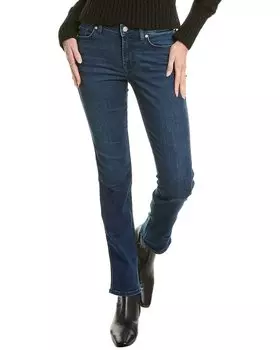 7 For All Mankind Kimmie Hazel облегающие прямые джинсы, синий