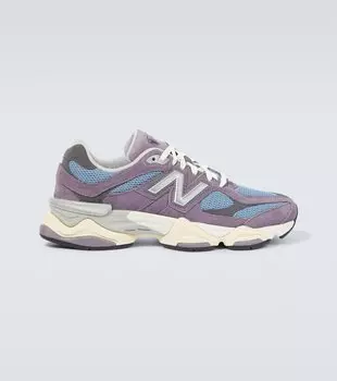 9060 кожаные кроссовки New Balance, серый