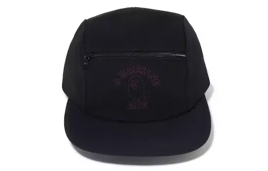 A BATHING APE Бейсболка унисекс черная