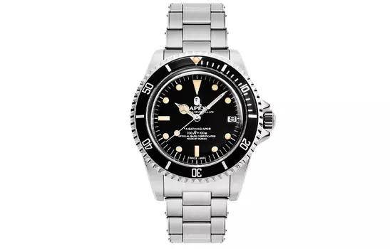 A BATHING APE Часы Bape Vintage Type 1 Bapex 'Silver'