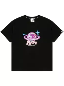A Bathing Ape футболка с графичным принтом, черный