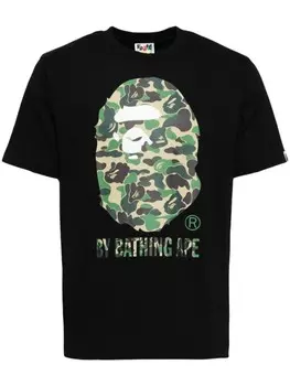 A BATHING APE футболка с логотипом, черный