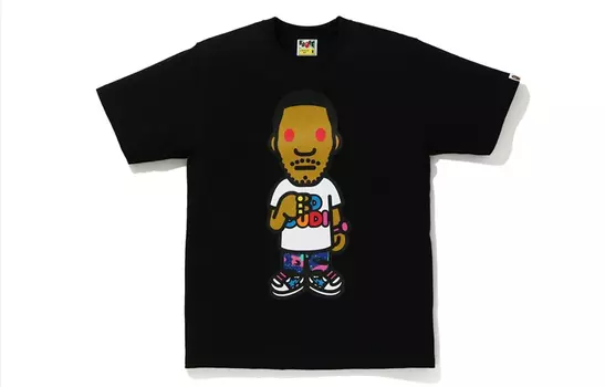 A BATHING APE Мужская футболка, Черный