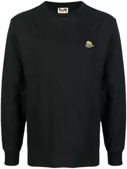 A Bathing Ape patch-detail cotton T-shirt, черный
