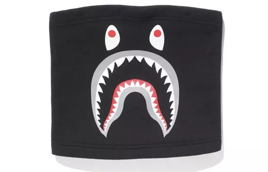 A BATHING APE Шарф унисекс черный