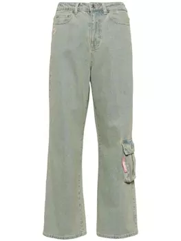 A Bathing Ape широкие джинсы карго, синий