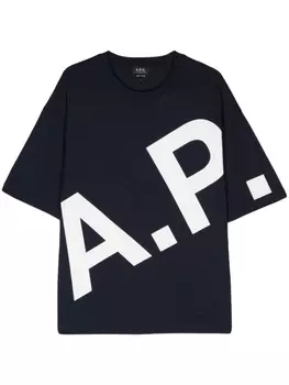 A.P.C. футболка Lisandre, синий