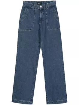 A.P.C. прямые джинсы, синий