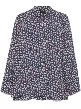 A.P.C. рубашка Gabrielle, синий