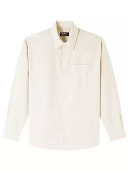 A.P.C. рубашка Грега, зеленый