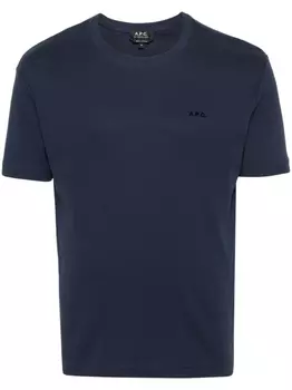 A.P.C. рубашка Lewis, синий