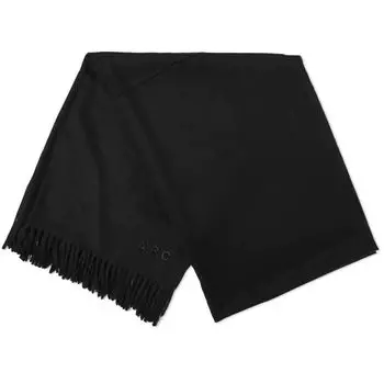 A.P.C. Шарф alix, черный