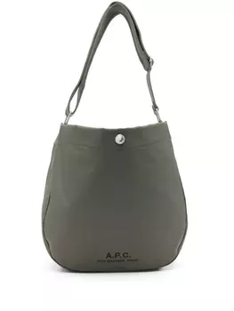 A.P.C. сумка на плечо Journal, зеленый