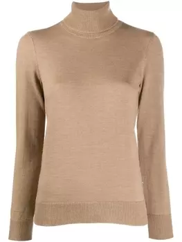 A.P.C. трикотажный топ с высоким воротником, нейтральный цвет