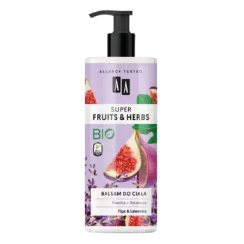 AA Fruits&amp;Herbs лосьон для тела с инжиром и лавандой, 500 мл