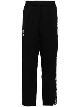 AAPE BY *A BATHING APE брюки с регулируемым поясом, черный