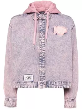 AAPE BY *A BATHING APE футболка с логотипом, розовый