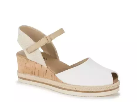 Acadia Wedge Сандалии Baretraps, White