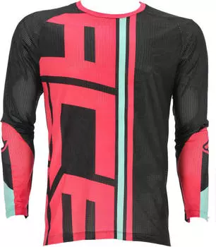 Кофта Джерси Acerbis MX J-Windy 1 мотокроссовая, черный/розовый