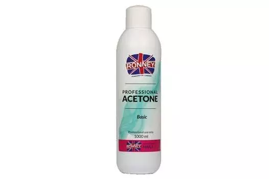Ацетон, 1000 мл Ronney, Professional Acetone Basic