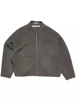 Acne Studios шерстяная куртка-бомбер, серый