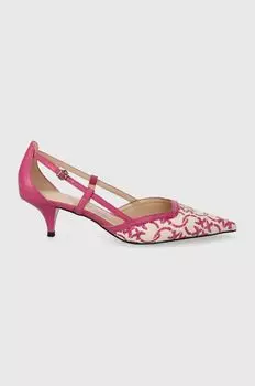 Ада на высоких каблуках Pinko, розовый