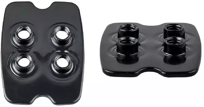 Адаптеры для педалей Road Shoe SPD Bontrager, черный