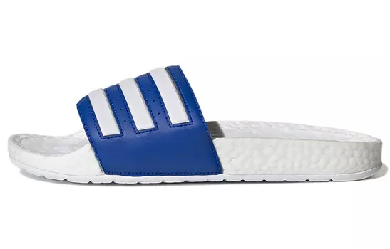 Шлепанцы и сланцы Adidas Adilette Boost Slide White Royal
