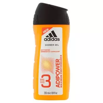 Adidas, AdiPower, Гель для душа, 250 мл