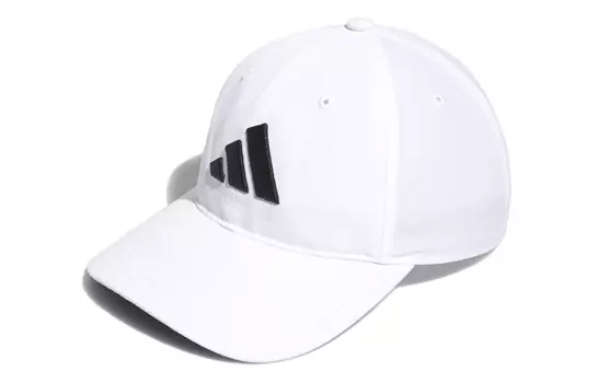 Adidas Бейсболка из полиэстера унисекс белые