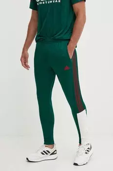 Adidas джоггеры Тиро, зеленый