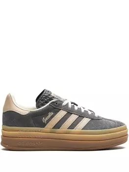 Кроссовки Adidas Gazelle Bold, темно-серый/светло-розовый