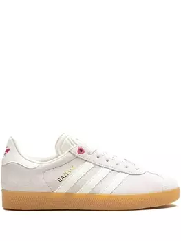 Кроссовки Adidas Gazelle, белый/коричневый