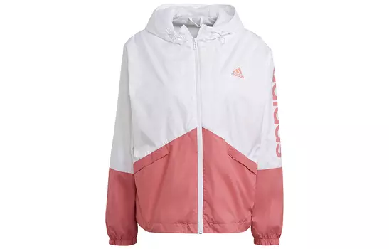 Adidas Куртка женская белая розовая многоцветная