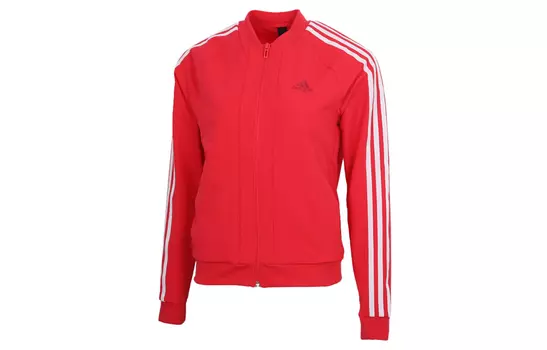 Adidas Куртка женская розово-красная